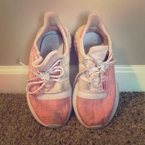 Pink Adidas kids Shoes